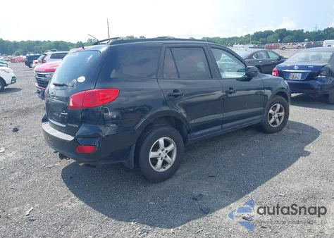 2008 Hyundai Santa Fe Gls z USA, uszkodzony, nr VIN 5NMSG13D88H209202